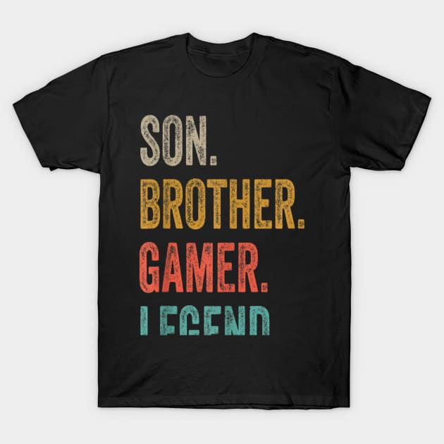 Gaming Gifts For Teenage Boys 8 16 Year Old Christmas Gamer T Shirt T-Shirt by Gadsengarland.Art